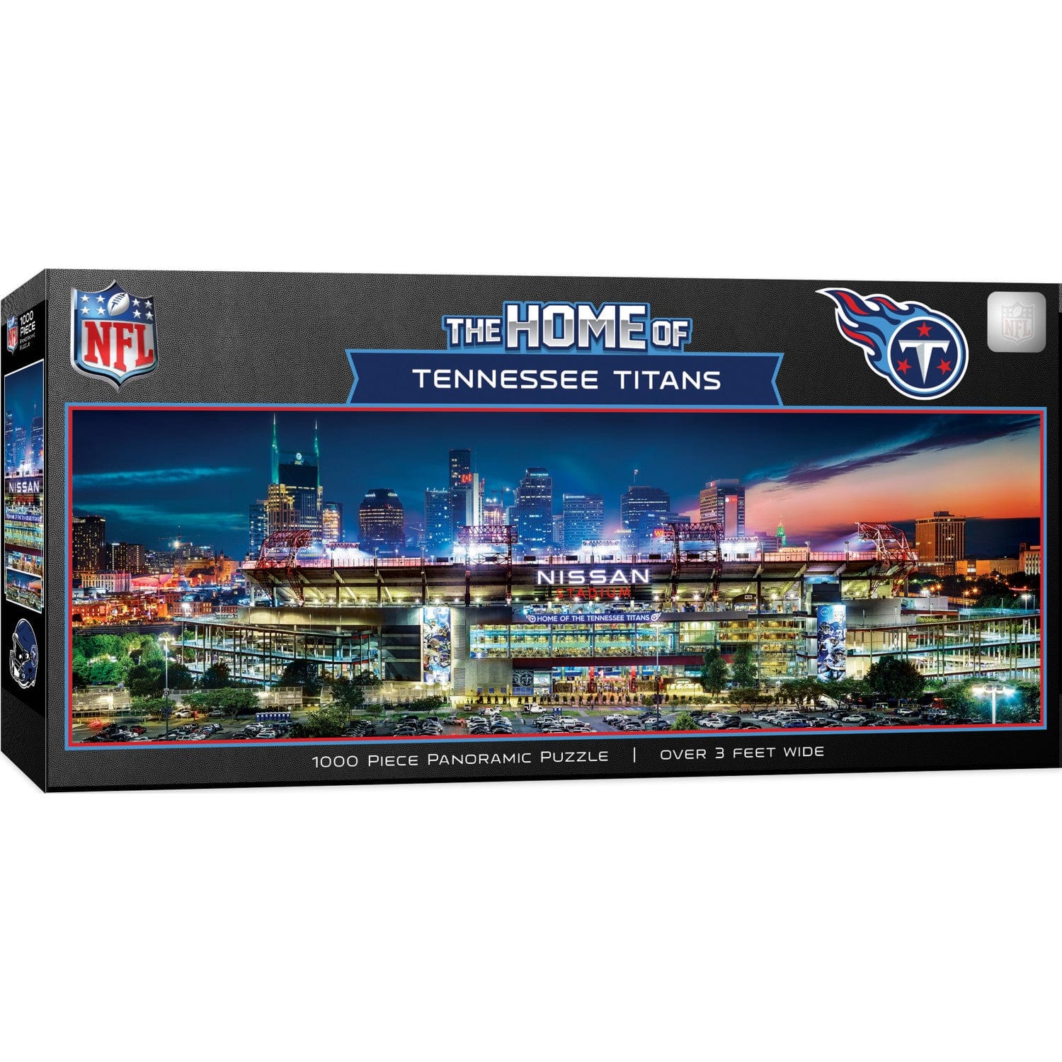 Tennessee Titans Stadium View 1000 Piece Panoramic Jigsaw Puzzle - Sports Gifts, Sports Memorabilia, Sports Collectibles, Fan Shop