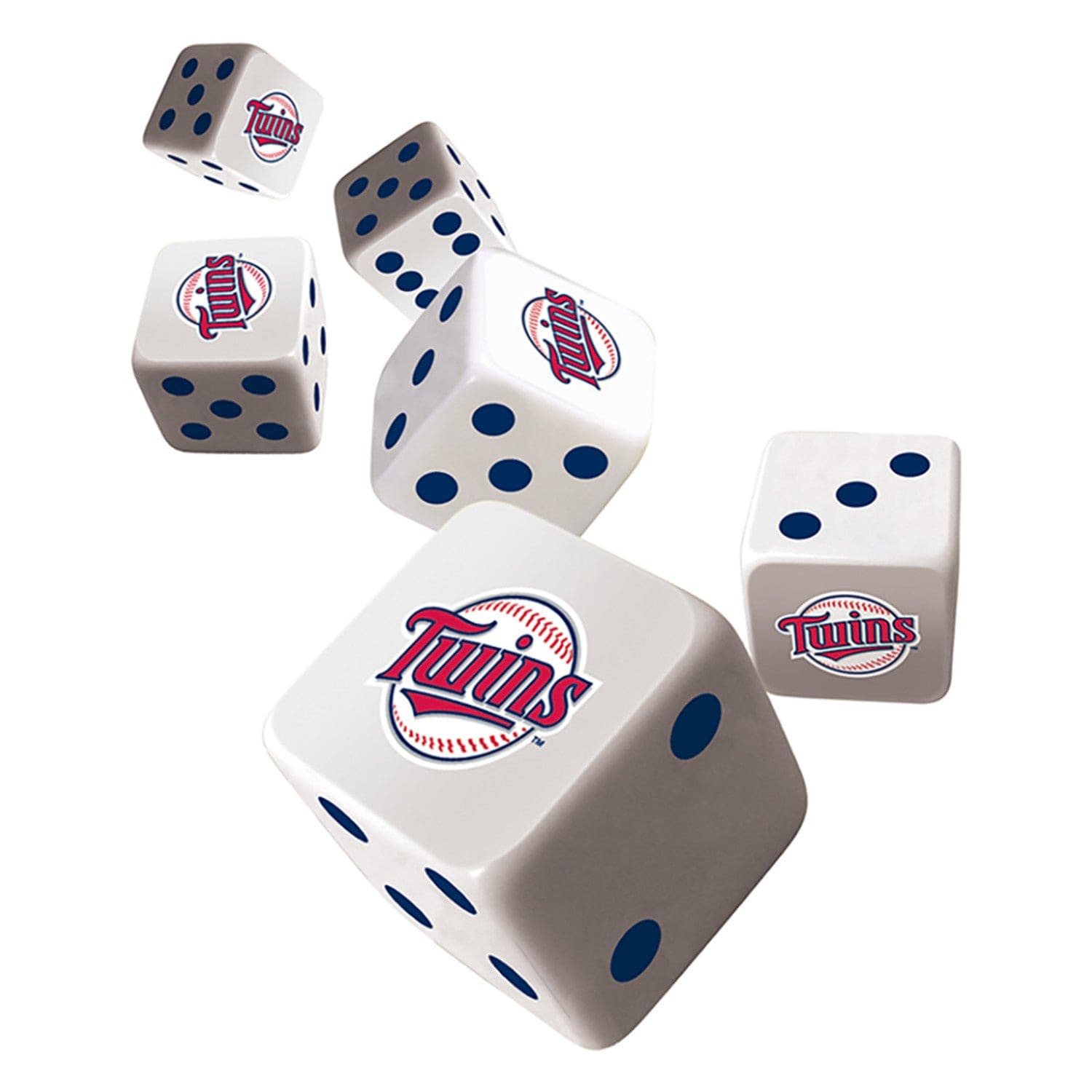 Minnesota Twins Official MLB Dice Set - Sports Gifts, Sports Memorabilia, Sports Collectibles, Fan Shop
