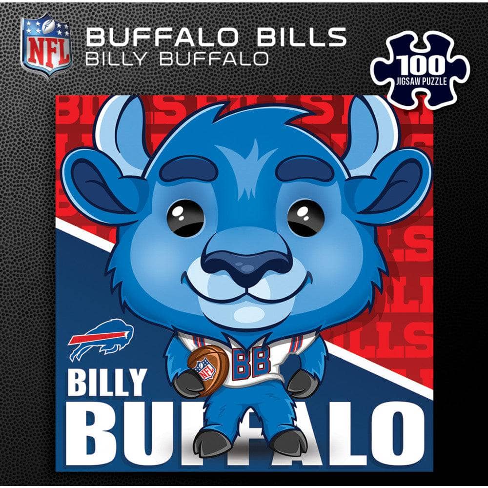 Billy Buffalo - 100 Piece Jigsaw Puzzle featuring the Buffalo Bills Mascot