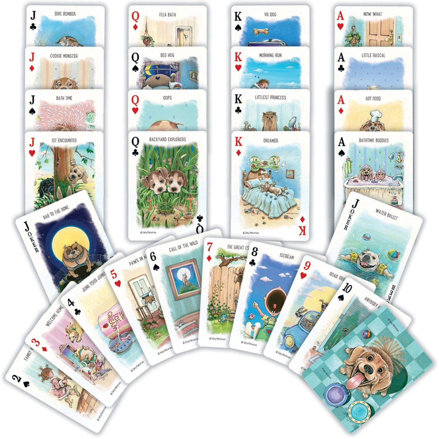 Dogs Playing Cards - 54 Card Deck - 757 Sports Collectibles