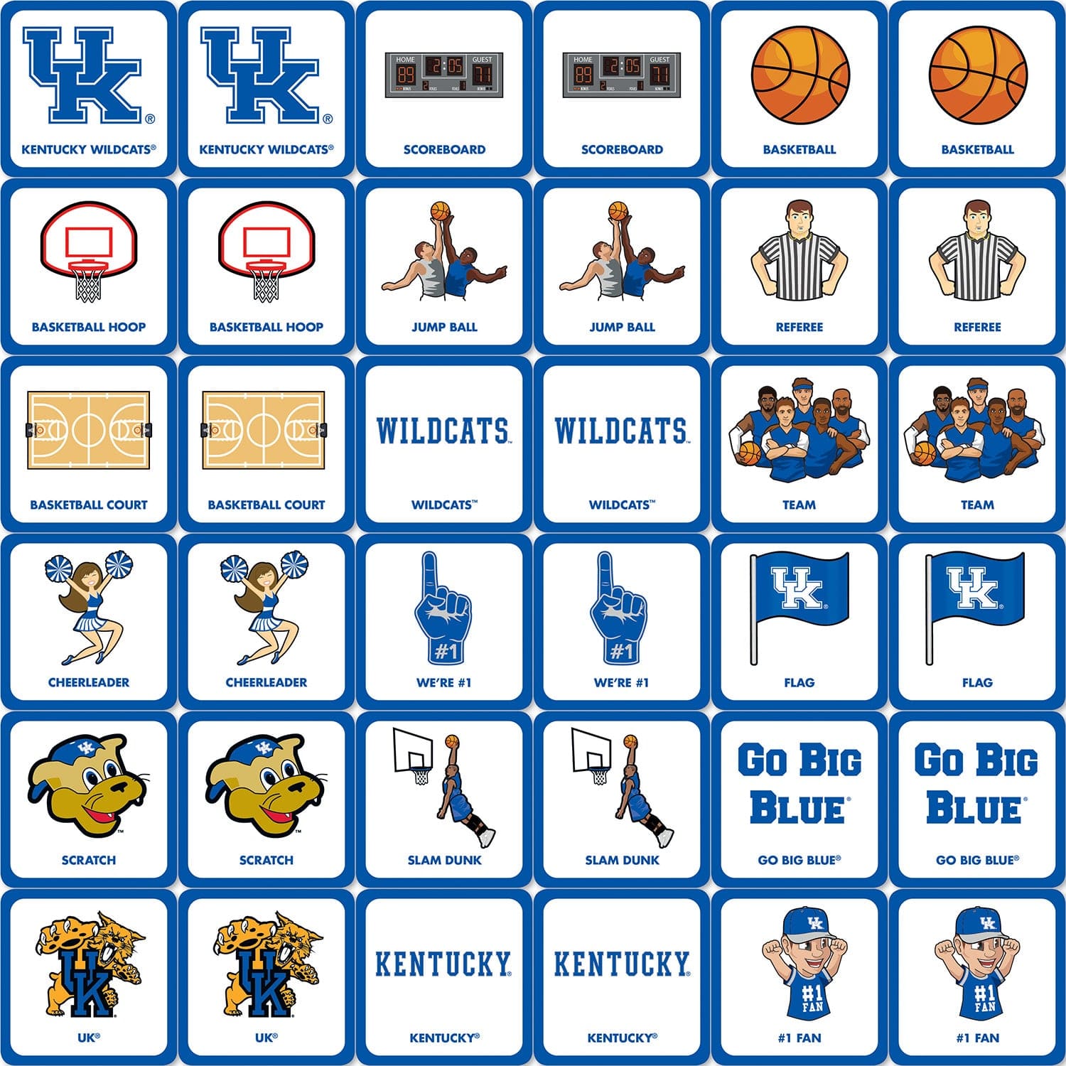 Kentucky Wildcats Memory Matching Game - Sports Gifts, Sports Memorabilia, Sports Collectibles, Fan Shop
