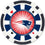 New England Patriots 100 Piece Poker Chip Set
