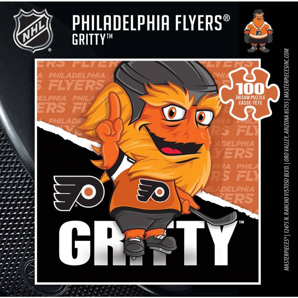 Gritty Philadelphia Flyers Mascot 100-Piece Jigsaw Puzzle - Sports Gifts, Sports Memorabilia, Sports Collectibles, Fan Shop