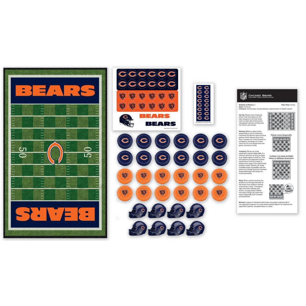 Chicago Bears Checkers Game - Sports Gifts, Sports Memorabilia, Sports Collectibles, Fan Shop