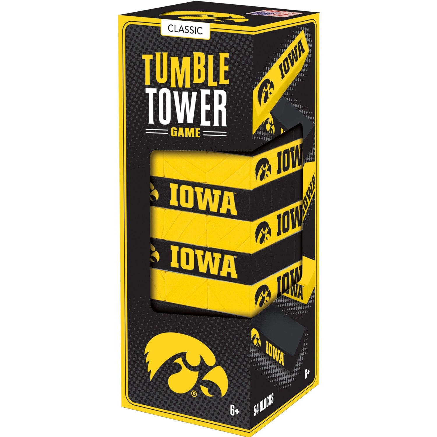 Iowa Hawkeyes Tumble Tower Game - Sports Gifts, Sports Memorabilia, Sports Collectibles, Fan Shop