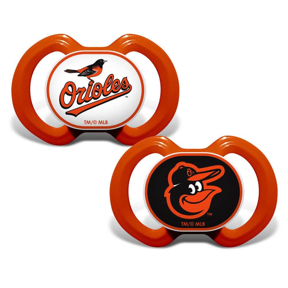 Baltimore Orioles Pacifier 2-Pack for Little Fans - Sports Gifts, Sports Memorabilia, Sports Collectibles, Fan Shop