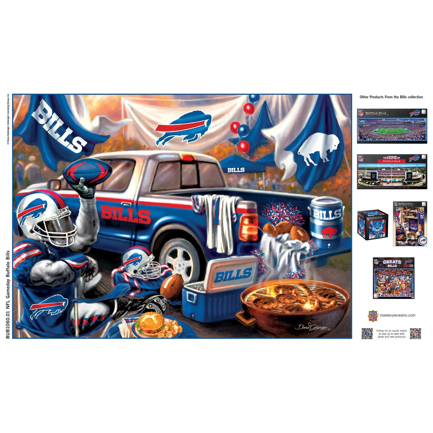 Buffalo Bills Gameday 1000 Piece Jigsaw Puzzle