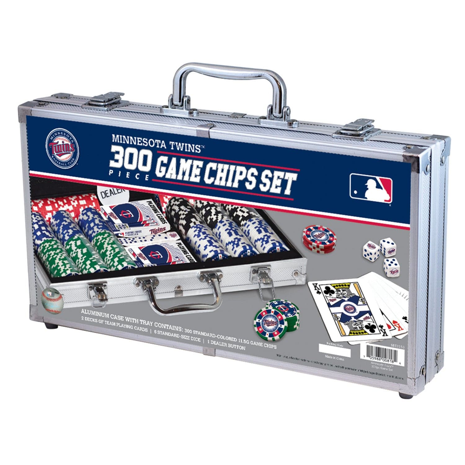 Minnesota Twins 300 Piece Poker Set: Perfect for Fans and Gamers!