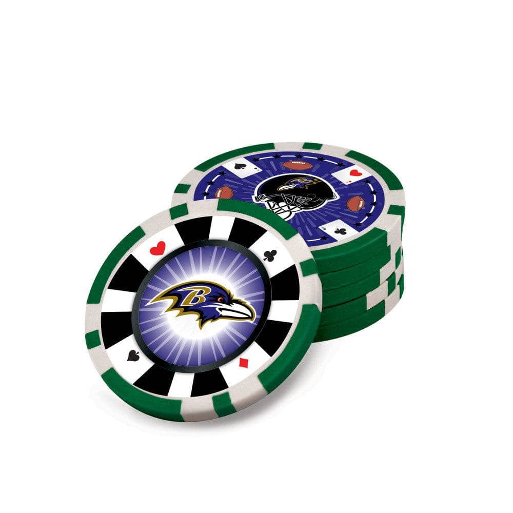 Baltimore Ravens 300-Piece Poker Set - Sports Gifts, Sports Memorabilia, Sports Collectibles, Fan Shop