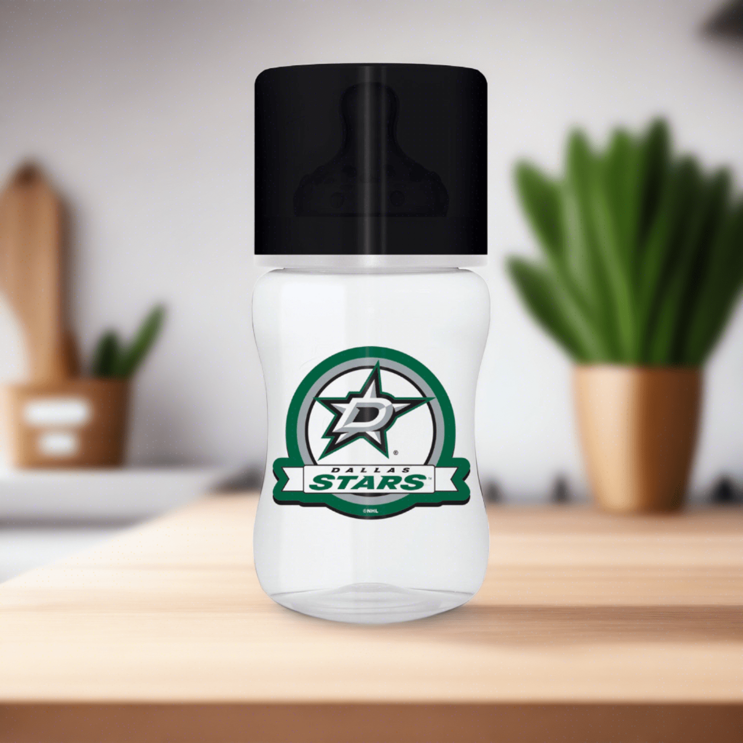 Dallas Stars 9oz Baby Bottle - Sports Gifts, Sports Memorabilia, Sports Collectibles, Fan Shop