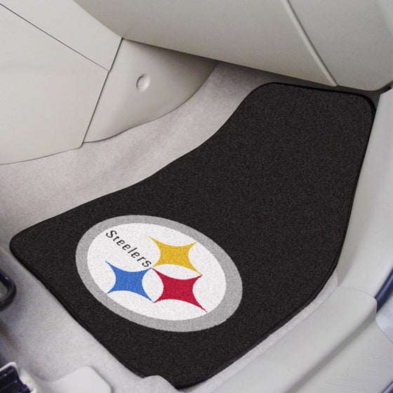Pittsburgh Steelers Carpet Car Mat Set