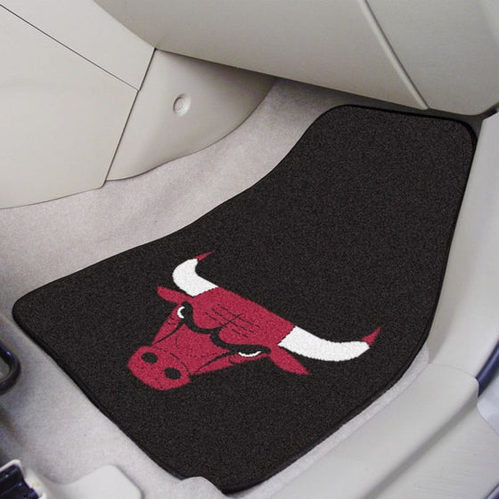 Chicago Bulls Carpet Car Mat Set
