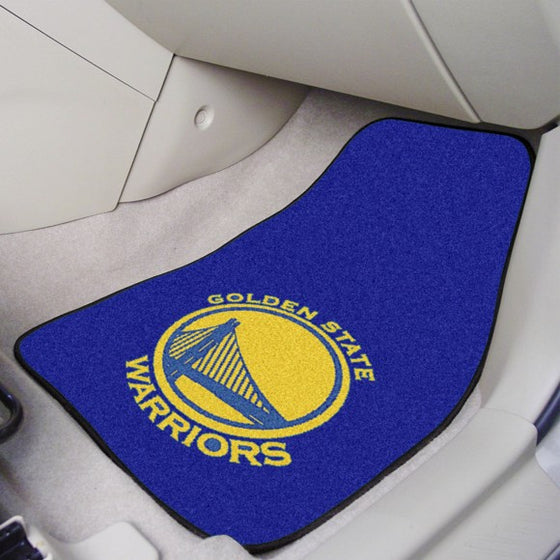 Golden State Warriors Carpet Car Mat Set