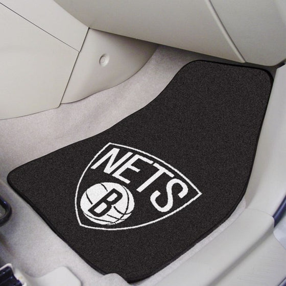 Brooklyn Nets Carpet Car Mat Set