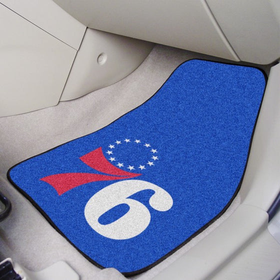 Philadelphia 76ers Carpet Car Mat Set