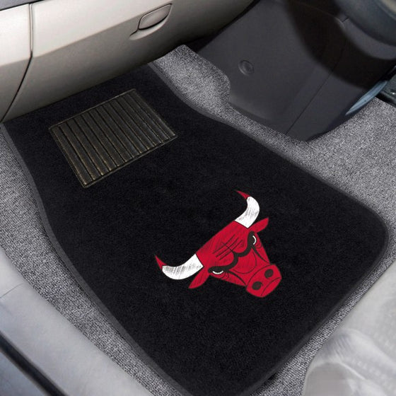 Chicago Bulls Embroidered Car Mat Set