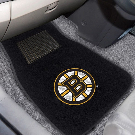 Boston Bruins Embroidered Car Mat Set
