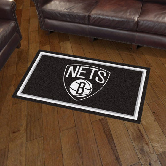 Brooklyn Nets 3'x5' Plush Rug