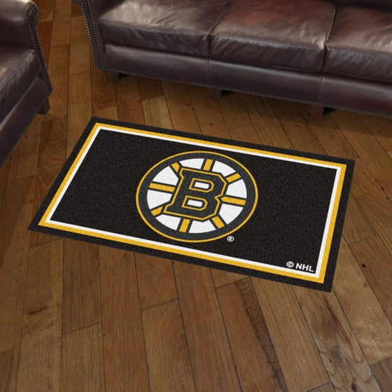 Boston Bruins 3'x5' Plush Rug