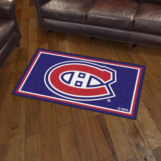 Montreal Canadiens 3'x5' Plush Rug