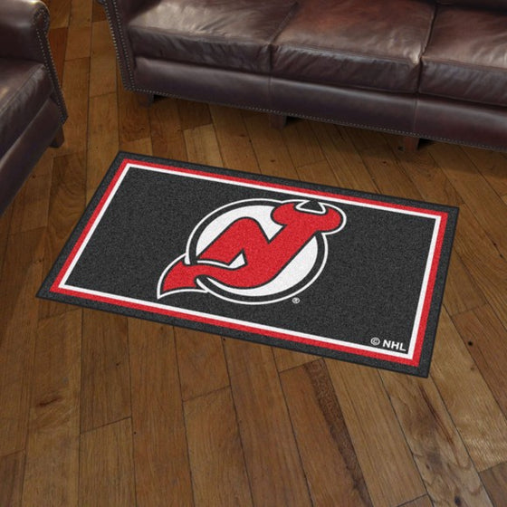New Jersey Devils 3'x5' Plush Rug