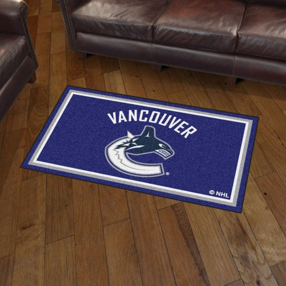 Vancouver Canucks 3'x5' Plush Rug