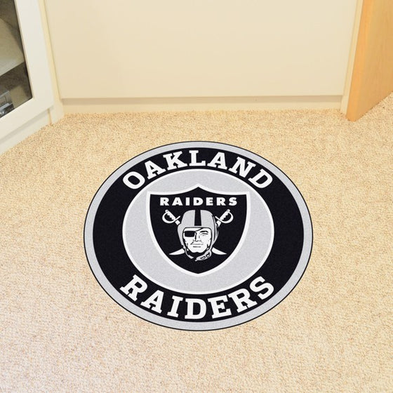 Oakland Raiders Roundel Mat