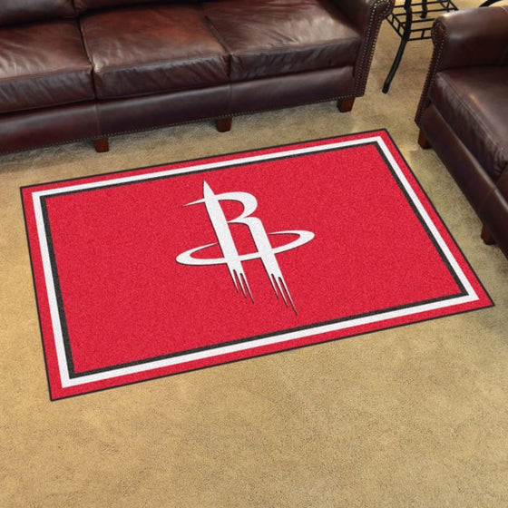 Houston Rockets 4'x6' Plush Rug