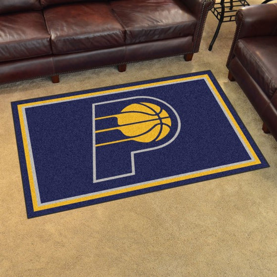 Indiana Pacers 4'x6' Plush Rug