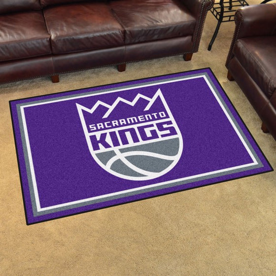 Sacramento Kings 4'x6' Plush Rug