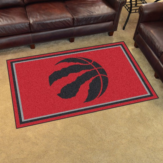 Toronto Raptors 4'x6' Plush Rug