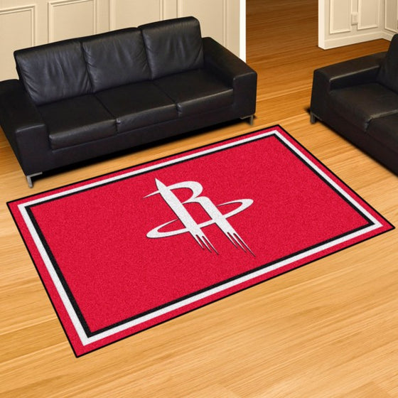 Houston Rockets 5'x8' Plush Rug