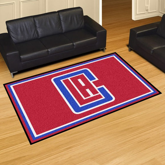 Los Angeles Clippers 5'x8' Plush Rug