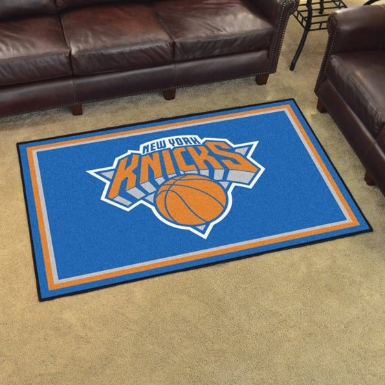 New York Knicks 5'x8' Plush Rug