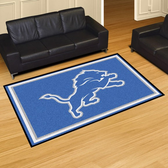 Detroit Lions 8'x10' Plush Rug