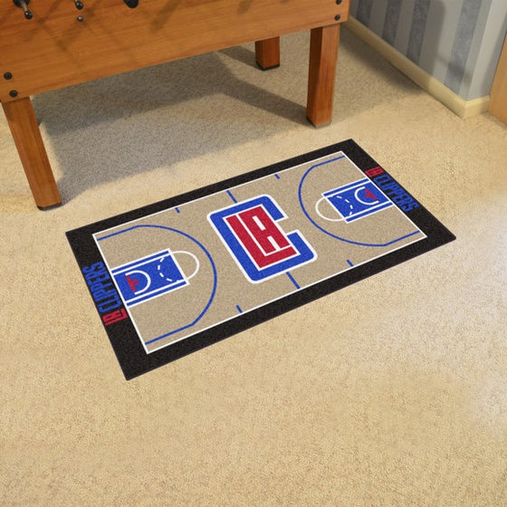 Los Angeles Clippers NBA Court Large Runner