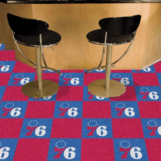 Philadelphia 76ers Team Carpet Tiles