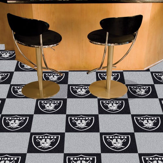 Oakland Raiders Team Carpet Tiles