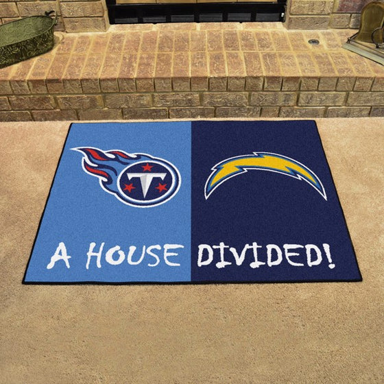 NFL House Divided - Chargers / Titans