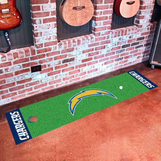Los Angeles Chargers Putting Green Mat