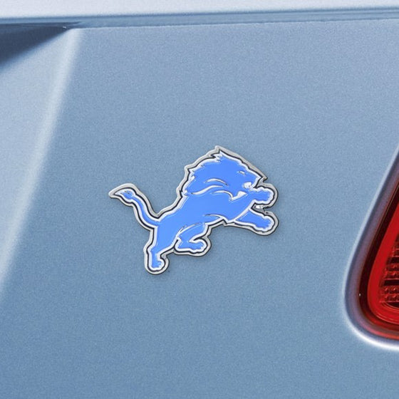 Detroit Lions Emblem - Chrome