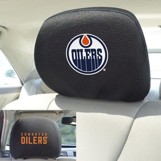 Edmonton Oilers Headrest Cover Set