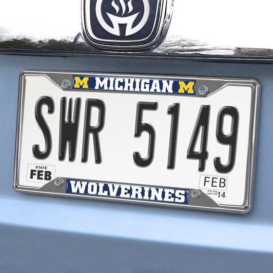 Michigan License Plate Frame - 757 Sports Collectibles
