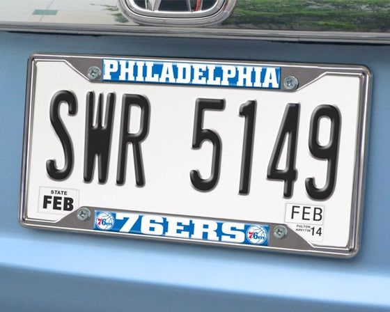 Philadelphia 76ers License Plate Frame