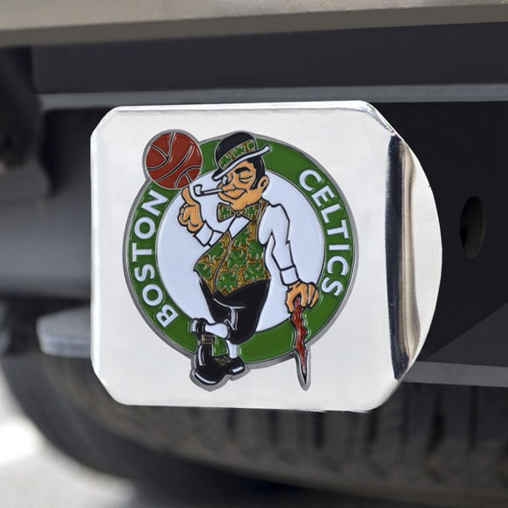 Boston Celtics Hitch Cover (Green/Silver)