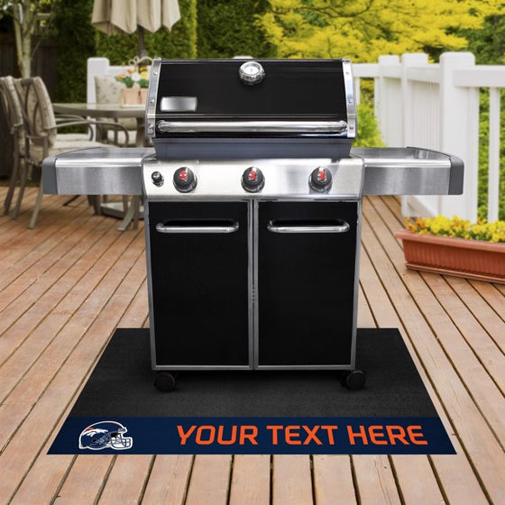 Denver Broncos Personalized Grill Mat