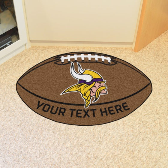 Minnesota Vikings Personalized Football Mat