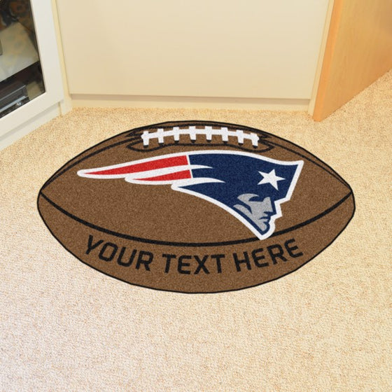 New England Patriots Personalized Football Mat