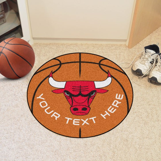 Chicago Bulls Personalized Basketball Mat