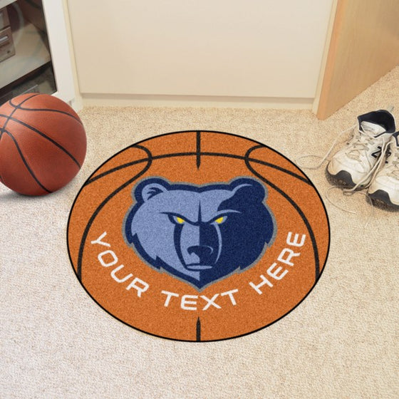Memphis Grizzlies Personalized Basketball Mat